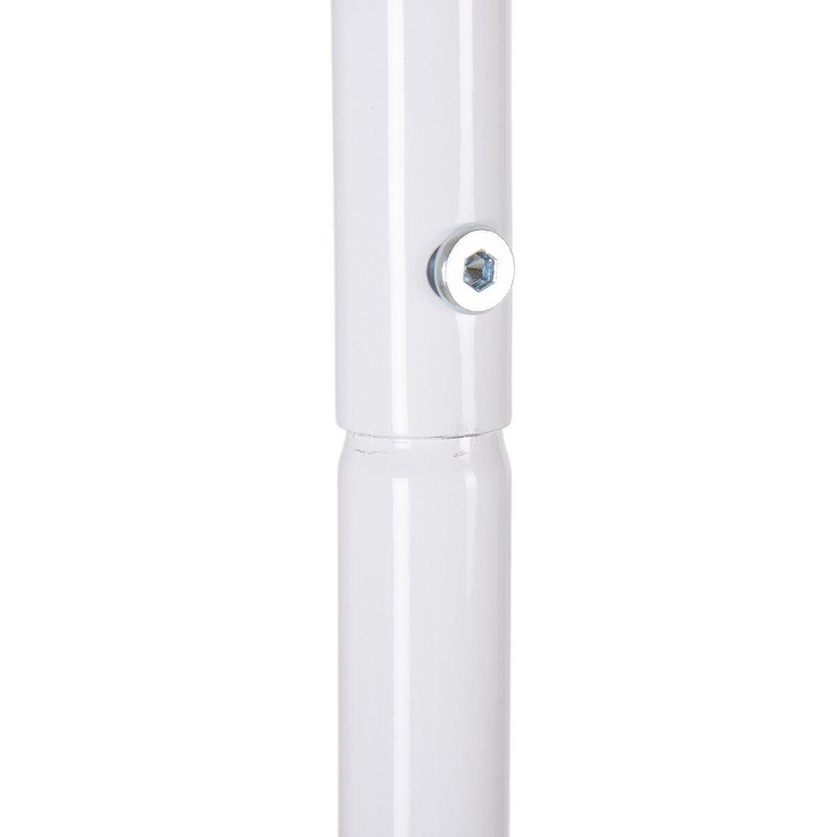Frakkstativ 81 x 38 x 182 cm Metall Hvit